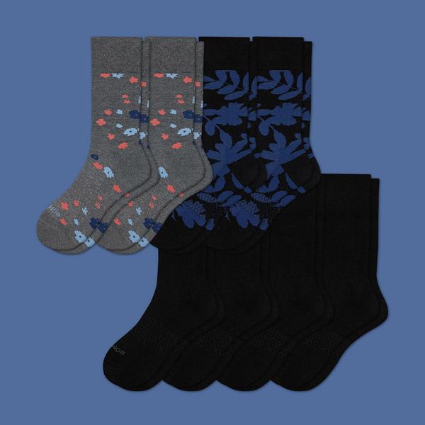 Men's Dress Calf Sock 8-Pack