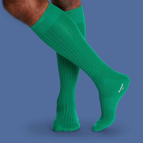 Men's Ribbed Dress Over the Calf Socks