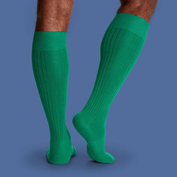Men's Ribbed Dress Over the Calf Socks