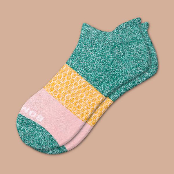 Women's Tri-Block Ankle Socks