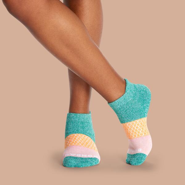 Women's Tri-Block Ankle Socks