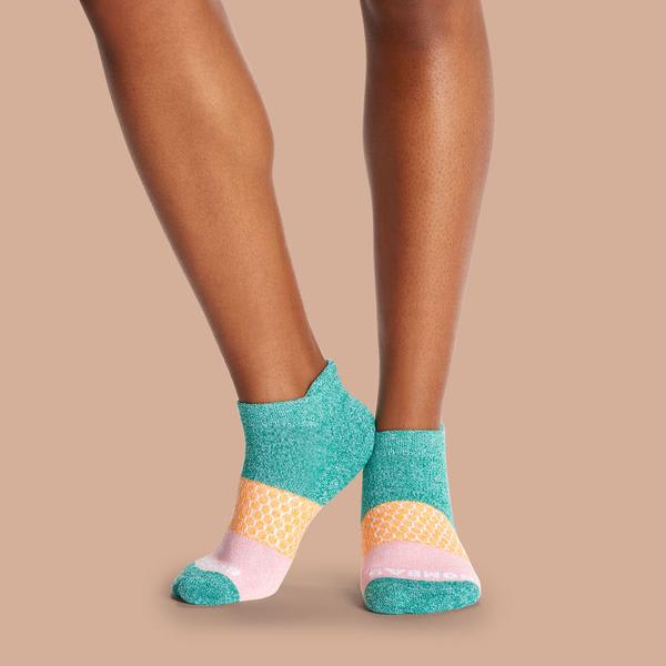Women's Tri-Block Ankle Socks