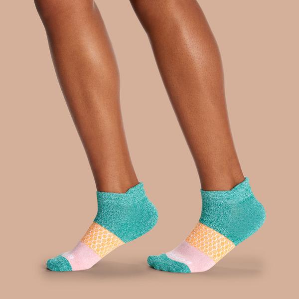 Women's Tri-Block Ankle Socks