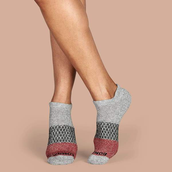 Women's Tri-Block Ankle Socks