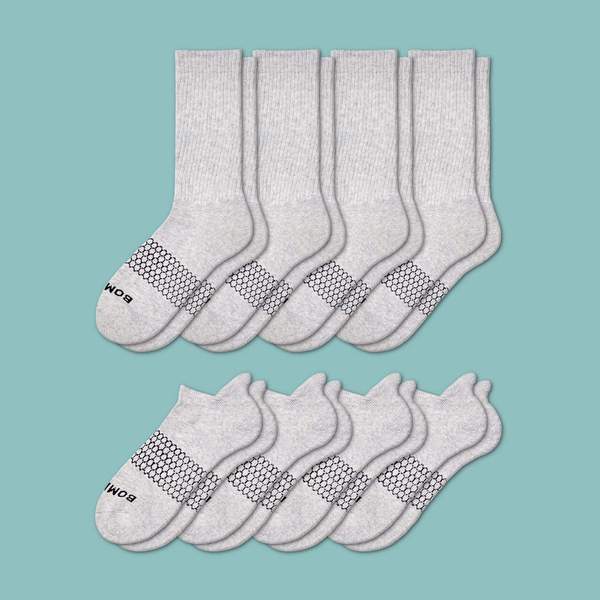 Women's Solids Calf & Ankle 8-Pack