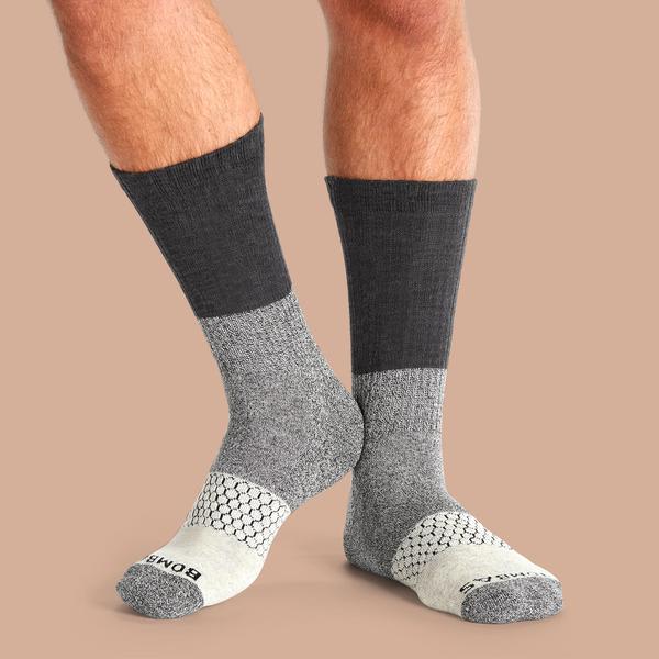 Men's Tri-Block Calf Socks