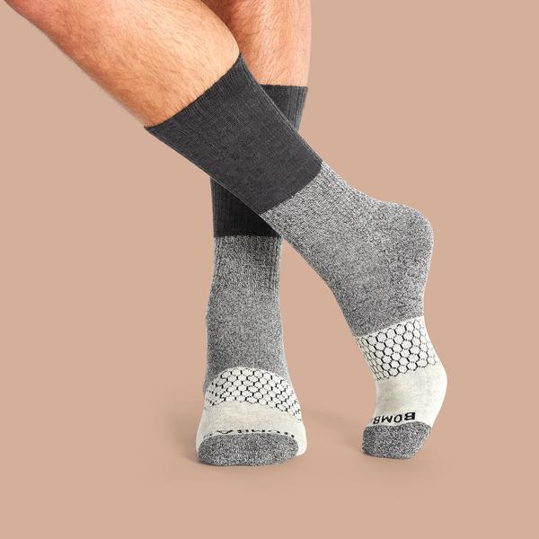 Men's Tri-Block Calf Socks