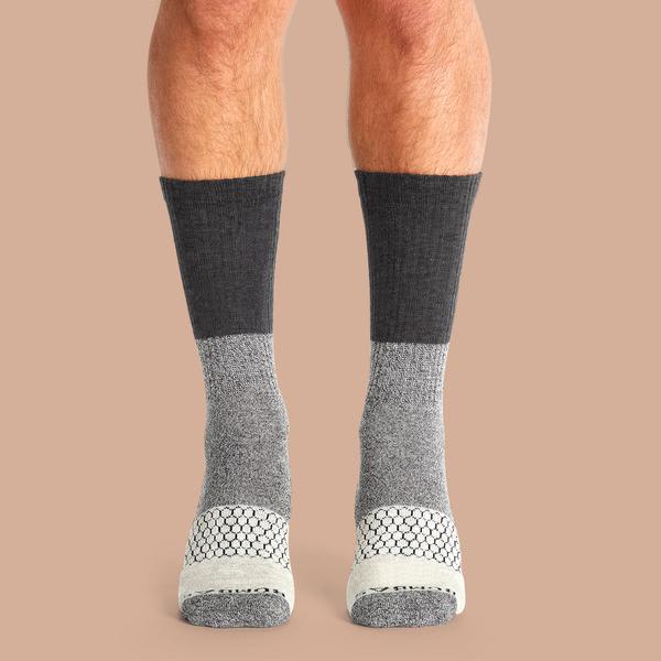Men's Tri-Block Calf Socks