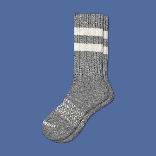 Men's Vintage Stripe Calf Socks