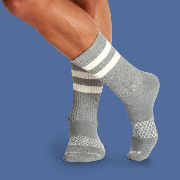 Men's Vintage Stripe Calf Socks
