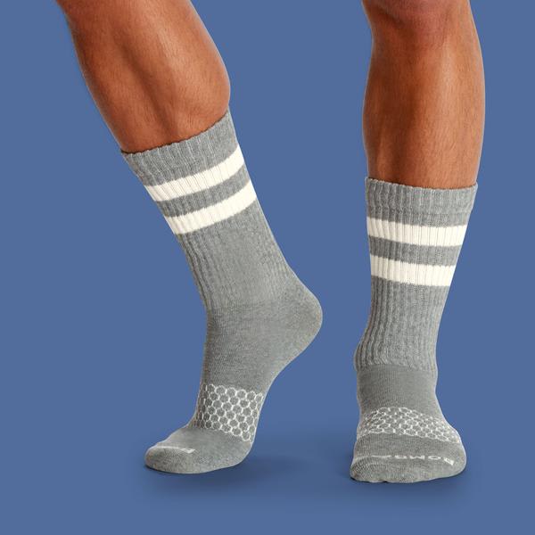 Men's Vintage Stripe Calf Socks