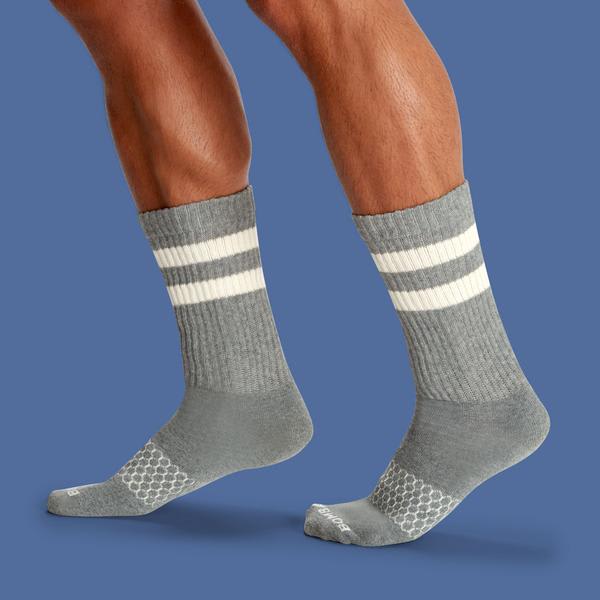 Men's Vintage Stripe Calf Socks