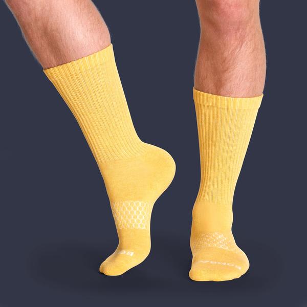 Men's Solids Calf Sock
