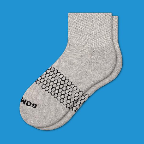 Men's Piqué Quarter Socks