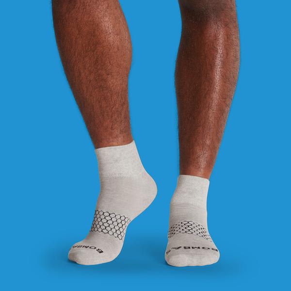 Men's Piqué Quarter Socks