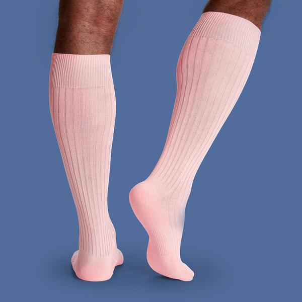Men's Ribbed Dress Over the Calf Socks
