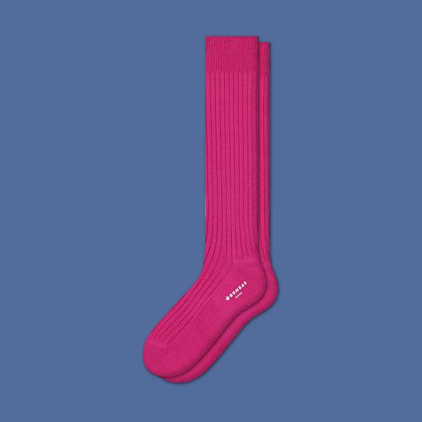 Men's Ribbed Dress Over the Calf Socks