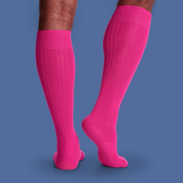 Men's Ribbed Dress Over the Calf Socks