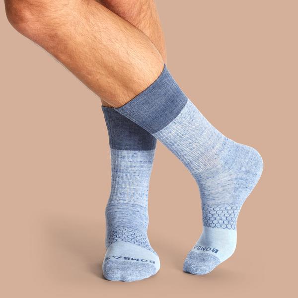 Men's Tri-Block Calf Socks