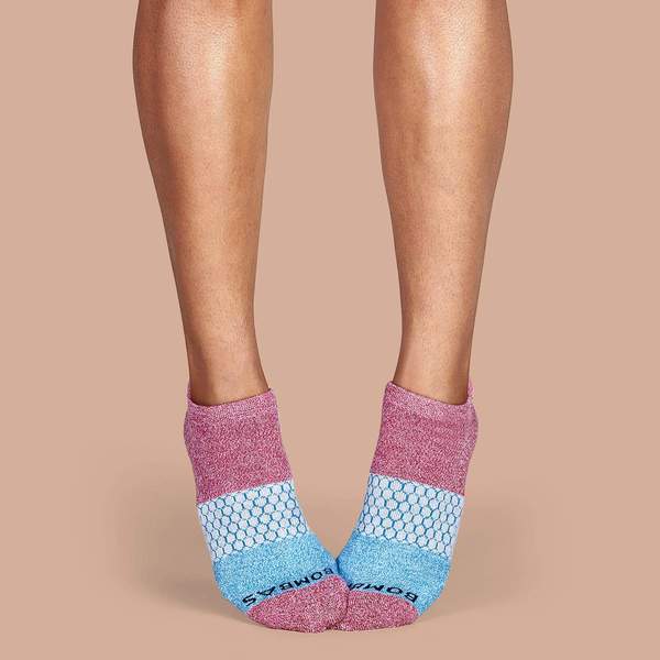 Women's Tri-Block Ankle Socks
