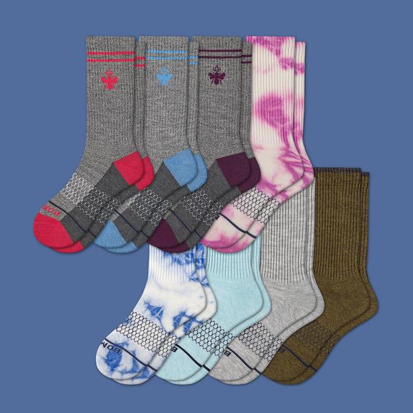 Women's Merino Wool Calf Sock 8-Pack