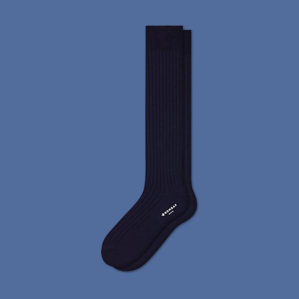 Men's Ribbed Dress Over the Calf Socks