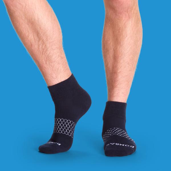 Men's Piqué Quarter Socks