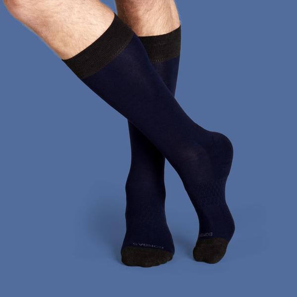 Men's Dress Solid Sock 4-Pack