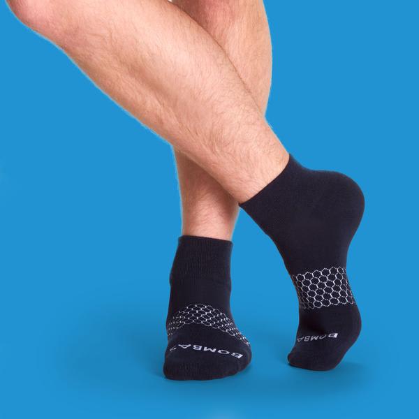 Men's Piqué Quarter Socks