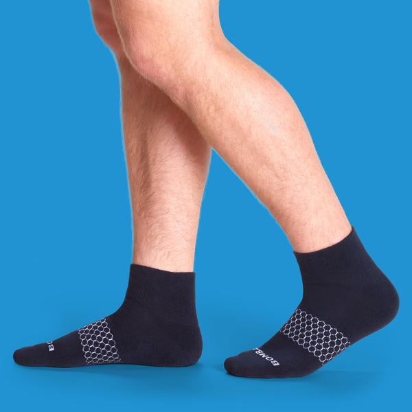 Men's Piqué Quarter Socks