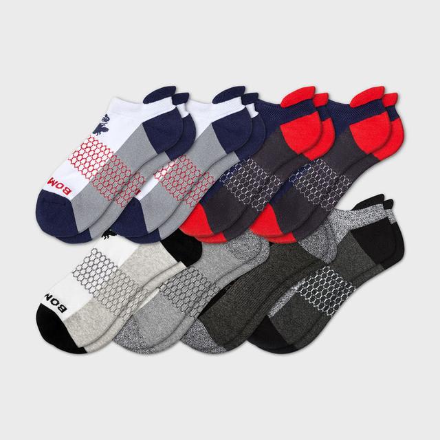 FBF Men's Camo Boom 3-Pack Ankle Socks - Officially Licensed Oklahoma Sooners Team Socks (Size Large) - View #3