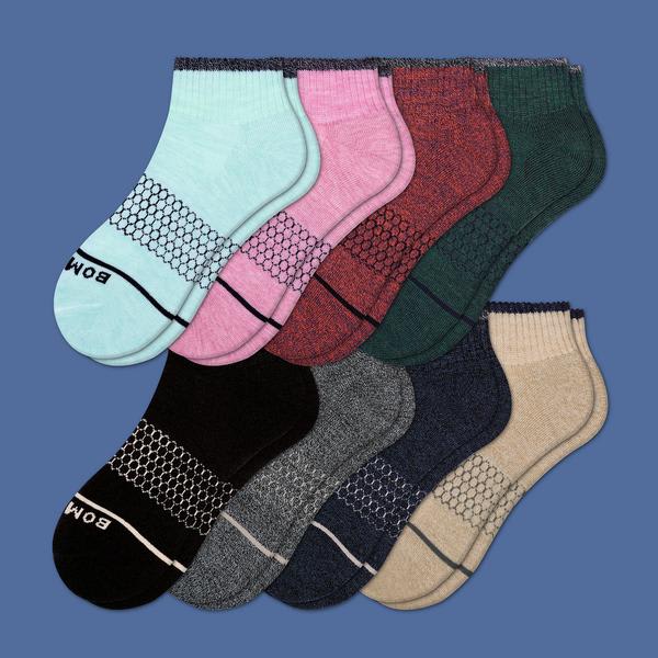 Women's Merino Wool Quarter Sock 8-Pack