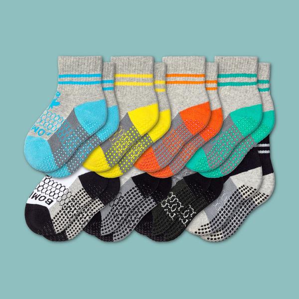 Toddler Gripper Sock 8-Pack