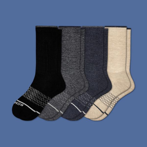 Men's Merino Wool Calf Sock 4-Pack