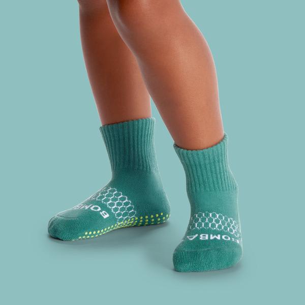 Toddler Gripper Calf Sock 4-Pack