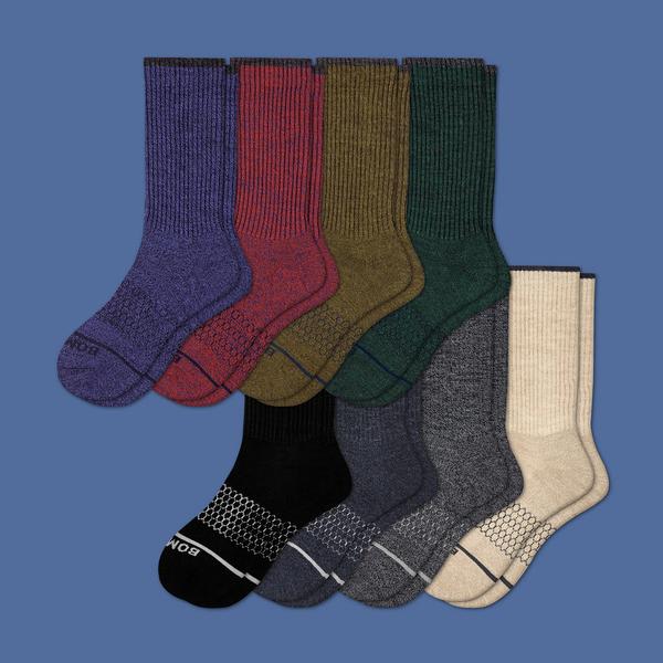 Women's Merino Wool Calf Sock 8-Pack