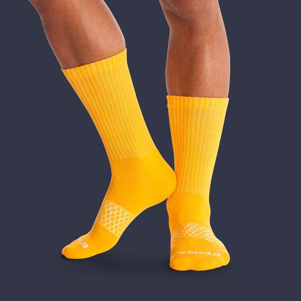 Men's Solids Calf Sock