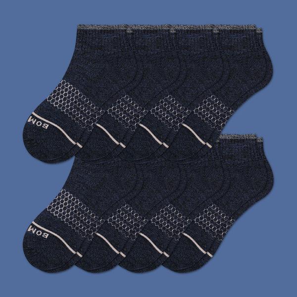 Women's Merino Wool Quarter Sock 8-Pack