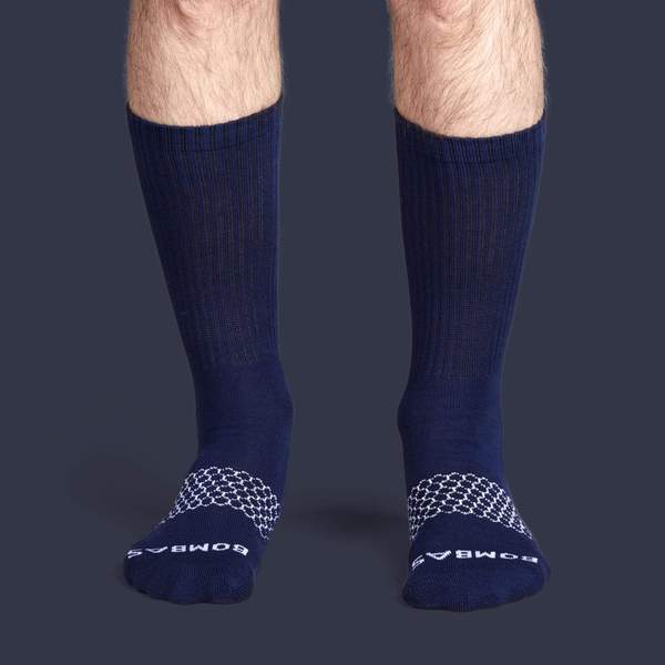 Men's Solids Calf Sock