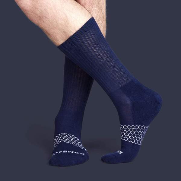 Men's Solids Calf Sock