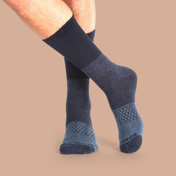 Men's Tri-Block Calf Socks