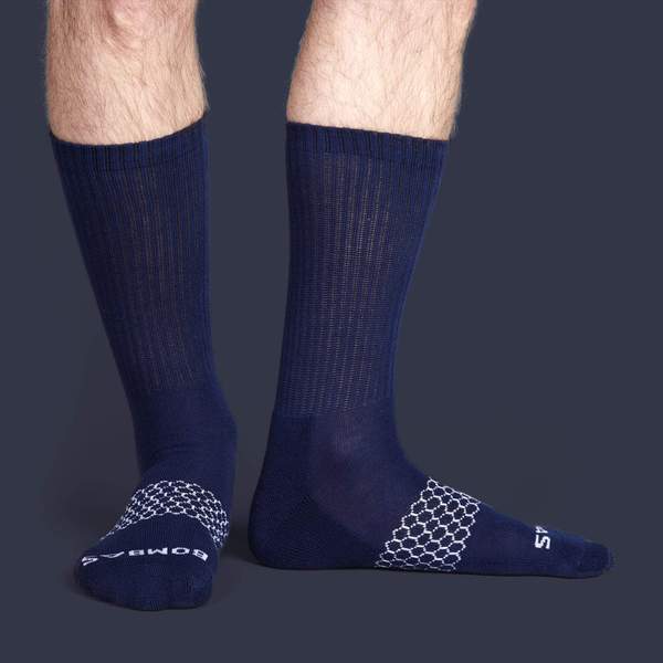 Men's Solids Calf Sock
