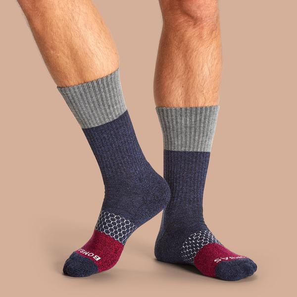 Men's Tri-Block Calf Socks