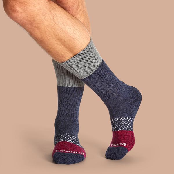 Men's Tri-Block Calf Socks