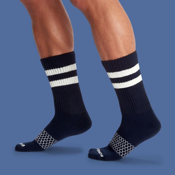 Men's Vintage Stripe Calf Socks