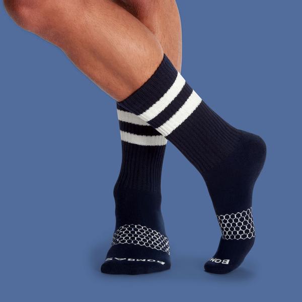 Men's Vintage Stripe Calf Socks