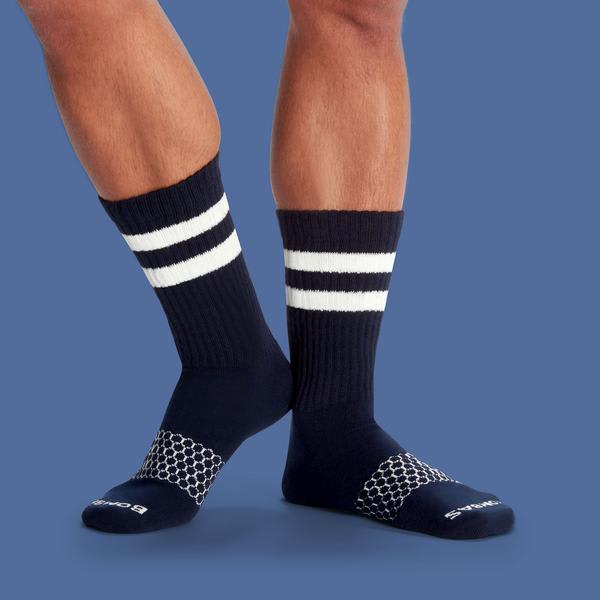 Men's Vintage Stripe Calf Socks
