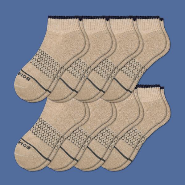 Women's Merino Wool Quarter Sock 8-Pack