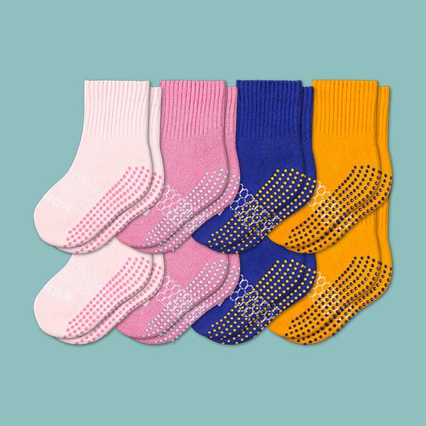 Toddler Gripper Sock 8-Pack