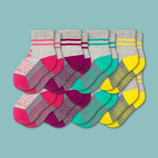 Toddler Gripper Calf Sock 8-Pack